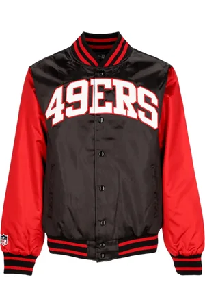 New Era Jakke, Herre, Sort, L, Satin, NFL Satin Bomber Jakke San Francisco 49ers