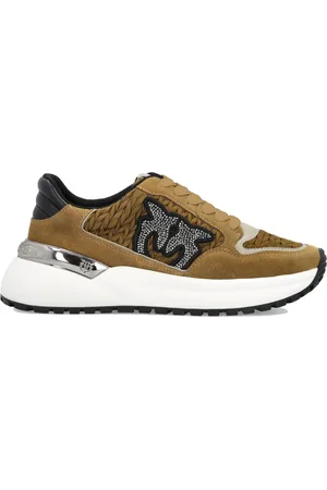 Pinko Sko, Dame, Grøn, 41 EU, Nylon, Gem 07 Sneakers
