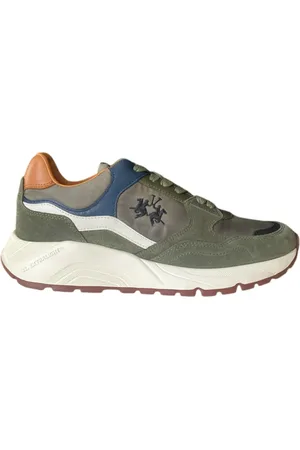 La Martina Sko, Herre, Grøn, 40 EU, Nylon, Suede og Nylon Sneaker