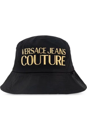 VERSACE Tilbehør, Herre, Sort, M, Bomuld, Hat med logo