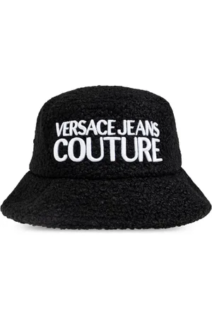 VERSACE Tilbehør, Herre, Sort, L, Hat med broderet logo