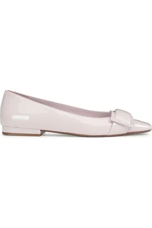 Sergio Rossi Sko, Dame, Lyserød, 37 EU, Læder, Læder Ballerina Flats