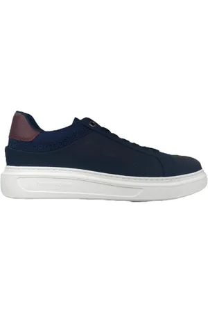 HARMONT&BLAINE Sko, Herre, Blå, 45 EU, Læder, Sneaker I Læder