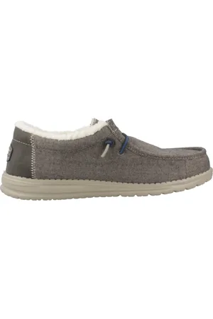 Hey dude Sko, Herre, Brun, 40 EU, Uld, Herringbone Snøresko