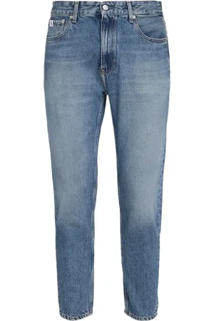 Calvin Klein Jeans, Herre, Blå, W33, Uld, Stilfulde Denim Bukser