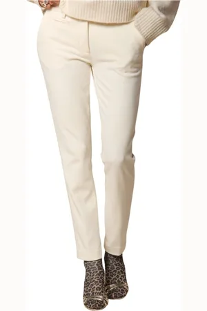 Masons Bukser, Dame, , XL, Polyester, Slim Chino Bukser i Jersey Fit