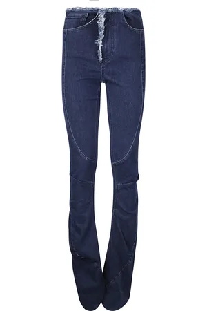 OTTOLINGER Jeans, Dame, Blå, S, Denim, Rå Kant Denim Drape Bukser