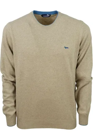 HARMONT&BLAINE Strik, Herre, Brun, L, Cashmere, Sweaters Brun