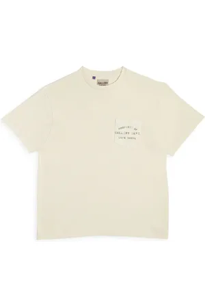 GALLERY DEPT. Top, Herre, , 2XL, Bomuld, Vintage Stencil Tee `Antique White`
