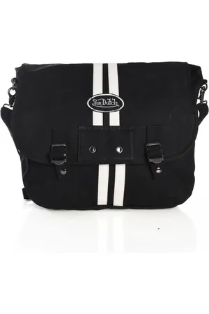 Von Dutch Taske, Herre, Sort, ONE SIZE, Bomuld, Messenger taske - Jet stil