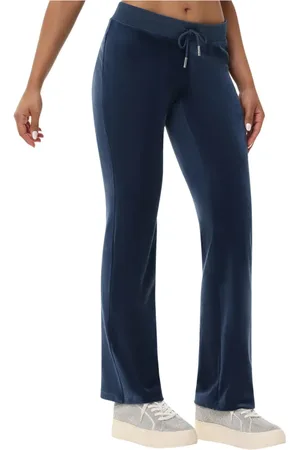 Juicy Couture Bukser, Dame, Blå, S, Uld, Stilfulde Bukser til Kvinder