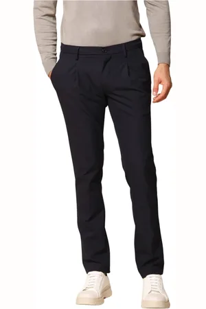 Masons Bukser, Herre, Blå, XS, Bomuld, Blå Chino Jogger Bukser Regular Fit