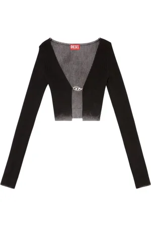 Diesel Strik, Dame, Sort, M, Bomuld, Sort strik til kvinder Aw24