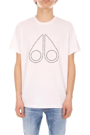 Moose Knuckles Top, Herre, Hvid, XL, T-shirts, Klassisk Kollektion
