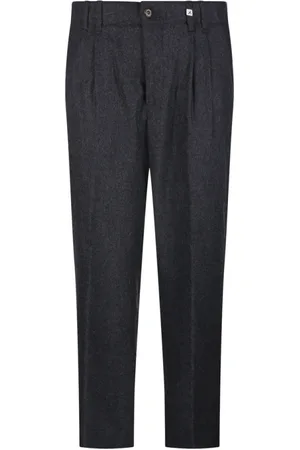 MYTHS Bukser, Herre, Grå, S, Uld, Antracite Long Pant