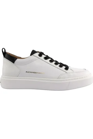 Alexander Smith Sko, Herre, Hvid, 41 EU, Tyl, Monokrome Sneakers til Mænd og Kvinder