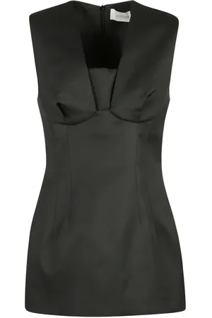 Sportmax Top, Dame, Sort, XS, Uld, Stilfuld Vævet Vest i Sort