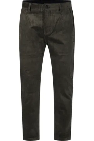 DEPARTMENT FIVE Bukser, Herre, Grå, W29, Bomuld, Vintage Militær Prins Chinos Crop Bukser