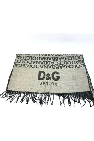 Dolce & Gabbana Pre-owned, Dame, Grå, ONE SIZE, Uld, Pre-owned Uld trklaeder