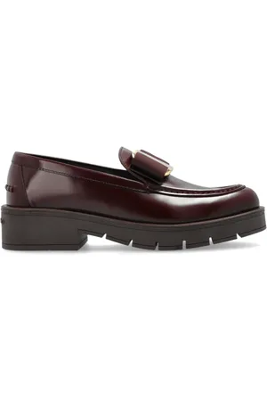 Salvatore Ferragamo Sko, Dame, Rød, 38 EU, Læder, Mirty Lædersko
