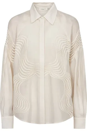 Copenhagen Muse Bluser & Skjorter, Dame, , M, Uld, Muse Bluse Langærmet Skjorte