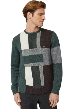 HARMONT&BLAINE Strik, Herre, Flerfarvet, S, Herretøj Sweatshirts Fantasia Aw24