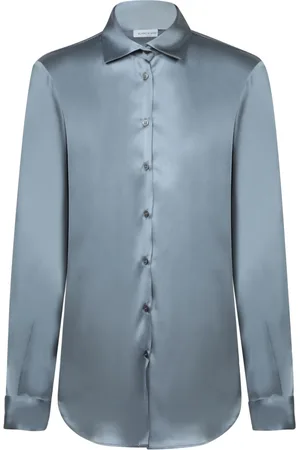 BLANCA Bluser & Skjorter, Dame, Blå, 2XL, Blå Skjorte Kvinders Mode Stil