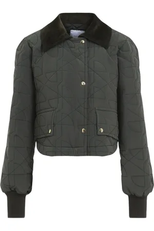 Patou Jakke, Dame, Grøn, XS, Polyester, Quiltet Grøn Blouson Jakke