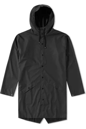 Rains Jakke, Herre, Sort, XS, Uld, Urban Lang Jakke Sort