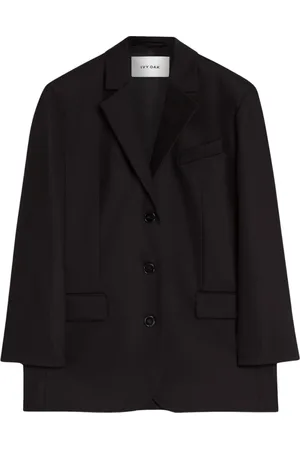 Ivy & Oak Jakke, Dame, Sort, XS/S, Uld, Jacqueline Blazer