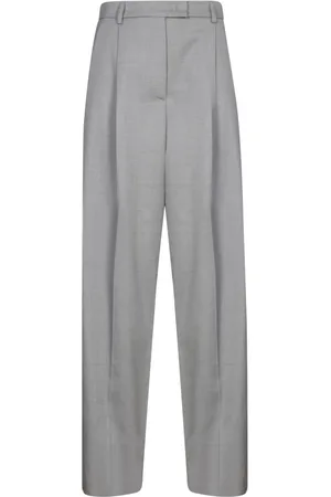 BLANCA Bukser, Dame, Grå, XS, Uld, Elegant Grå Bukser til Kvinder