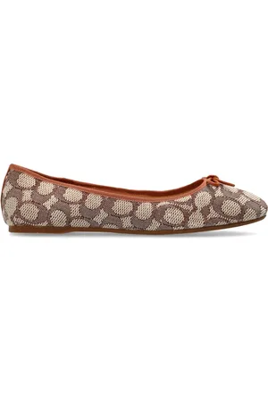 Coach Sko, Dame, Brun, 39 1/2 EU, Læder, Ballet Flats Abigail