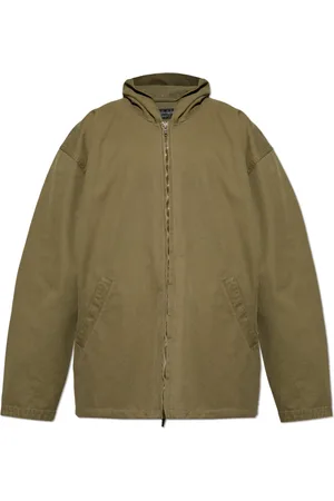 Balenciaga Jakke, Herre, Grøn, M, Bomuld, Hættetrøje