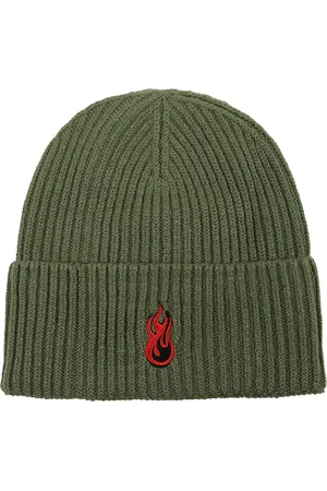 Vision Of Super Tilbehør, Herre, Grøn, ONE SIZE, Uld, Grøn Beanie Hat til Stilfuldt Look
