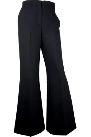 Kaos Bukser, Dame, Sort, S, Polyester, Elegant Flarebukser i Sort