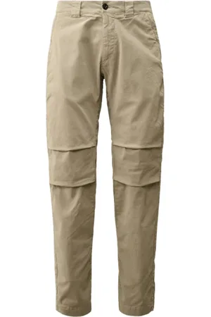 C.P. Company Bukser, Herre, , S, Bomuld, Vintage Khaki Stretch Sateen Ergonomiske Bukser