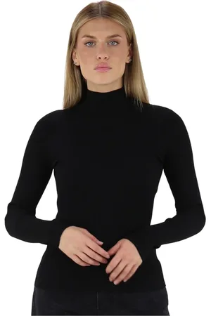 Twin-Set Strik, Dame, Sort, XS, Sorte Sweatre Romantisk Stil