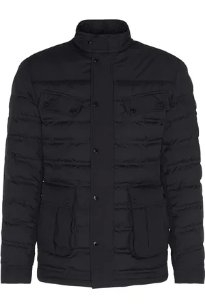 Barbour Jakke, Herre, Sort, 2XL, Uld, Svejset Ariel Puffer Jakke Sort