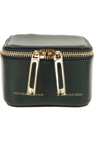 Victoria Beckham Taske, Dame, Grøn, ONE SIZE, Læder, Grønne Clutches til Kvinder Aw24