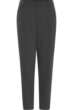 C.ro Bukser, Dame, Sort, 2XL, Uld, Elegant Kulbukser