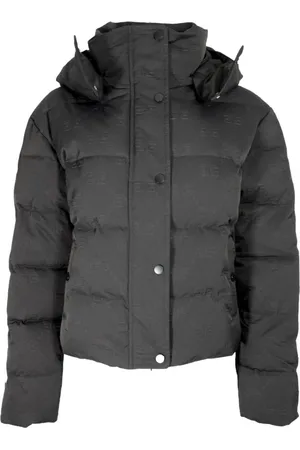 GAËLLE Jakke, Dame, Sort, XS, Polyester, Monogram Embossed Puffer Jakke Sort