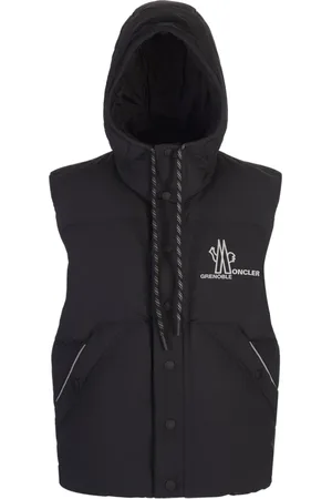 Moncler Jakke, Herre, Sort, L, Uld, Sort Dunforet Gilet Baldy