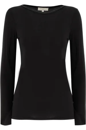 ANTONELLI Top, Dame, Sort, S, Uld, Klassisk Bådhals Sweater