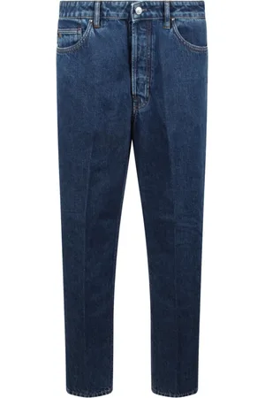 Nine In The Morning Jeans, Dame, Blå, W31, Bomuld, Bomuld Denim Gulerod Fit Jeans