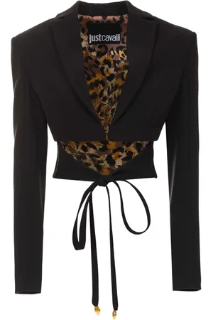 Roberto Cavalli Jakke, Dame, Sort, S, Jakker