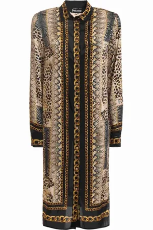 Roberto Cavalli Kjole, Dame, Flerfarvet, 2XS, Skjorter