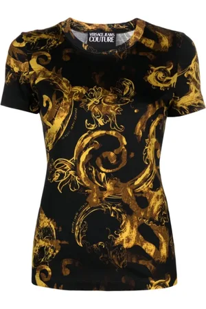 VERSACE Top, Dame, Sort, XS, T-shirts og Polos