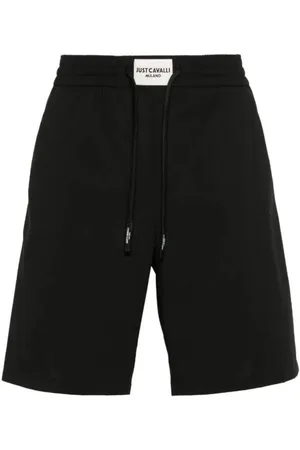Roberto Cavalli Shorts, Herre, Sort, M, Shorts