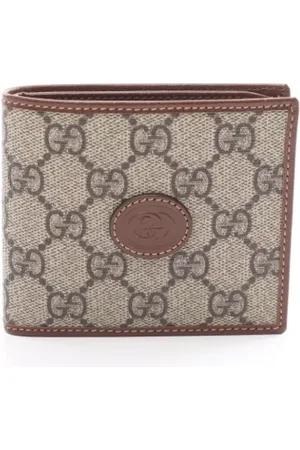 Gucci Pre-owned, Herre, Grå, ONE SIZE, Pre-owned Laeder punge
