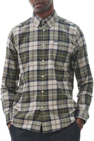 Barbour Skjorte, Herre, Flerfarvet, S, Bomuld, Casual Check Skjorte Fortrose Tailored